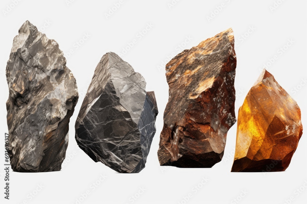 Aufkleber a collection of rocks arranged closely together. this image can be used to depict unity, strength, o