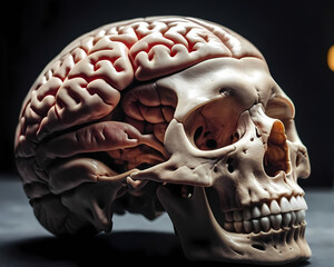 brain and skull