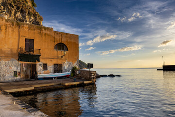 Lipari, Aeolische Inseln, Sizilien, Italien, 29.10.2023, Marina Corta > english> Lipari, Aeolian Islands, Sicily, Italy, October 29, 2023, Marina Corta