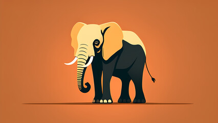 "Image of an elephant, large-sized animal."