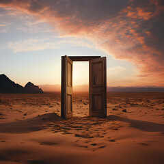 door to the desert