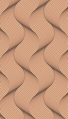 Abstract minimal geometric background. Vector illustration for your design. Trendy color of the year 2024, Peach fuzz