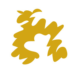 Curved Abstract shape vectors