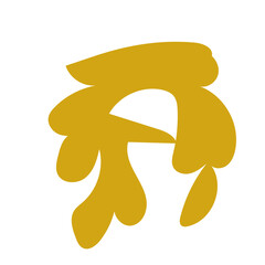 Curved Abstract shape vectors