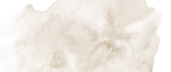 Vector watercolor art background. Old paper. Beige watercolour texture for cards, flyers, poster, banner. Wallpaper. Brushstrokes and splashes. Painted template for design.