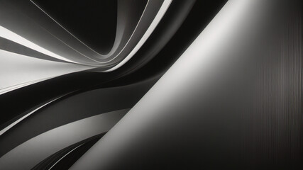 ライン パターンを持つ抽象的な黒と白の背景、ビジネス プレゼンテーション用の最小限の黒と白の縞模様のベクトルの背景イラスト、暗いニューモーフィズム デザイン。 - obrazy, fototapety, plakaty