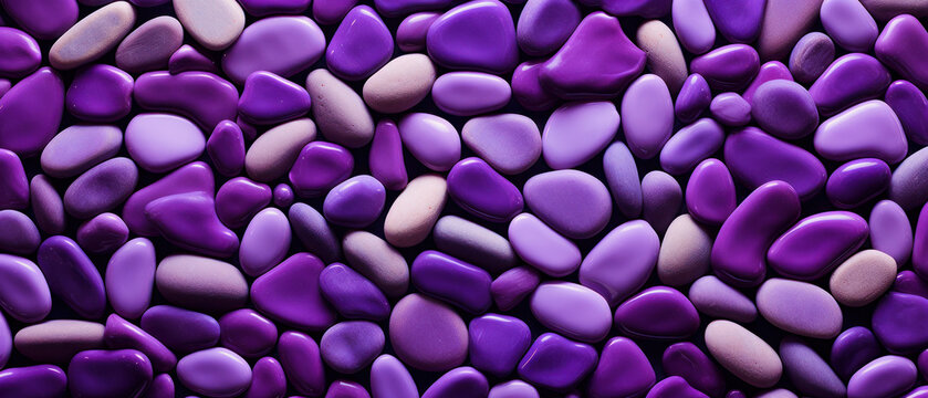 illustration of a pebbles pattern background in purple color
