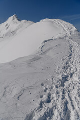 冬の剣ヶ峰山山頂