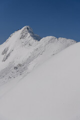 冬の剣ヶ峰山山頂