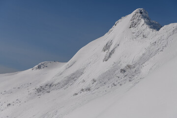 冬の剣ヶ峰山山頂
