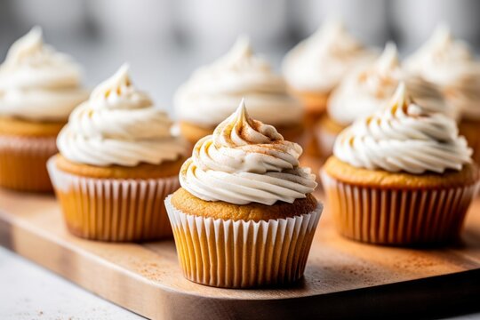 Cupcakes with Creamy Topping