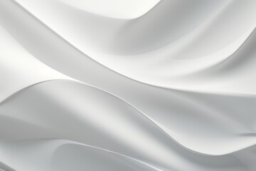 Elegant Silk Backdrop. White & Grey Satin Fabric Drapery