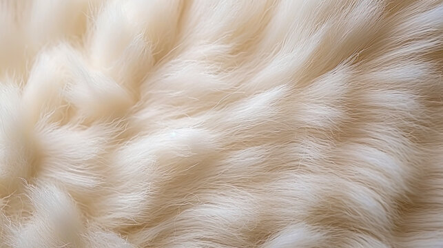 The texture of wool with small fibers and fluffy spraying