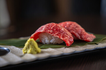 おいしいお肉の握り