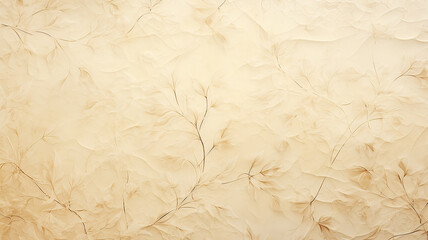 background backdrop floral ornament on a light beige wall