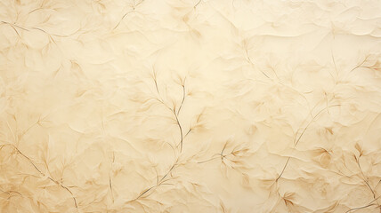 background backdrop floral ornament on a light beige wall - obrazy, fototapety, plakaty