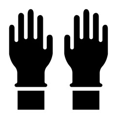 Cleaning Gloves household icon