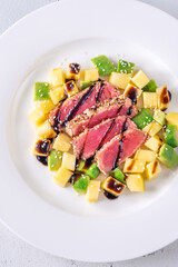 Mango avocado tuna