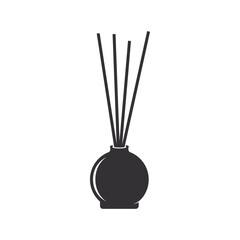 essential perfume logo vector icon illustration