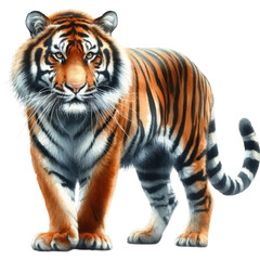 Naklejka premium tiger watercolor Clipart