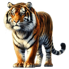 Fototapeta premium tiger watercolor Clipart