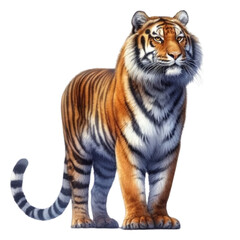 Obraz premium tiger watercolor Clipart