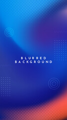 Gradient blurred background in shades of blue and orange. Ideal for web banners, social media posts, or any design project that requires a calming backdrop