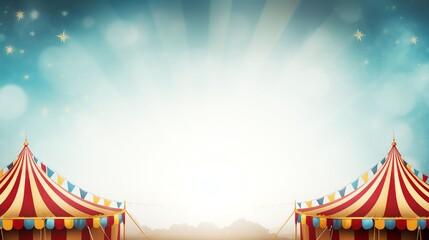 Circus frame background circus tent background with copy space