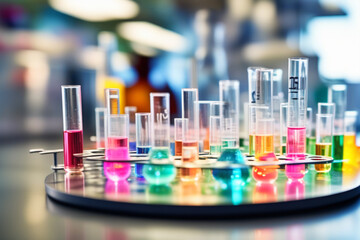 closeup science stuffs in the science lab