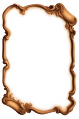 Old Border Frame Illustration Copy Space Area