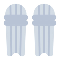 Pads guard protection cricket sport icon
