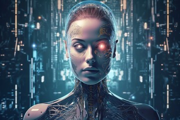advanced artificial intelligence for the future rise in technological singularity using deep learning algorithms. Generative AI 