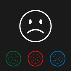 sad face icon