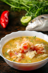 Ceviche de pescado ecuatoriano
