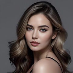 Fototapeta premium Beautiful woman portrait 