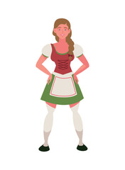 germany woman wearing dirndl