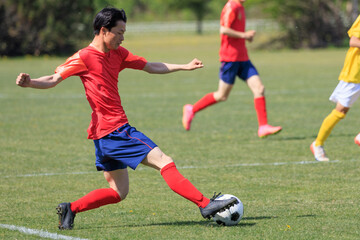 Obraz premium サッカー フットボール