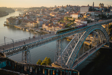 Fototapeta na wymiar Bridge in Porto Portugal