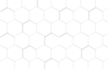 Seamless pattern of the hexagonal. background hexagonal tile 3d rendering