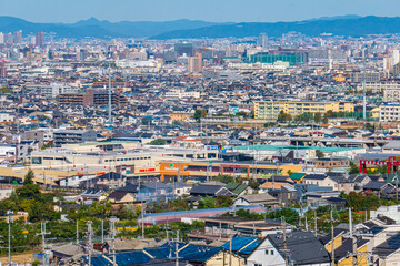 Fototapeta na wymiar 美しい大阪の街並み