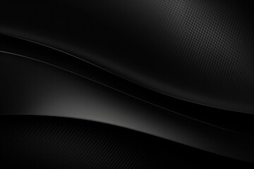 Sleek Carbon Elegance: Abstract Dark Background with Textured Fiber