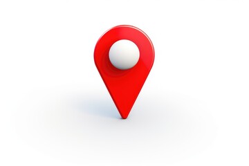 pin location icon for navigation or map, Generative Ai