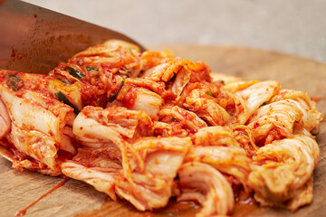 Kimchi, Korean spicy pickles dish 