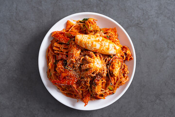 Braised Spicy Seafood,Braised Spicy Seafood and Octopus 