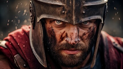 portrait of a trojan soldier