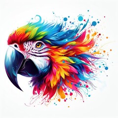 Obraz premium Majestic Savanna Kaleidoscope, GENERATIVE AI
