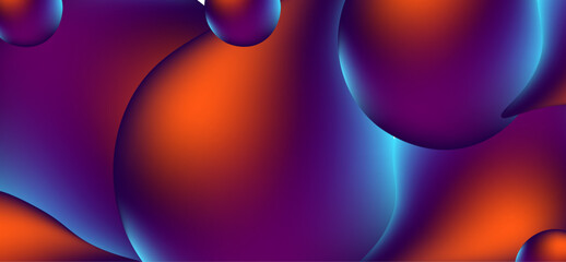 abstract shiny background with circles