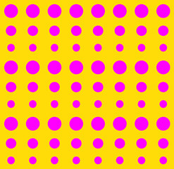 Fun Party Dots Pink and Yellow Green Seamless Tile