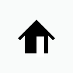 Home Icon. Residence Symbol - Vector. 