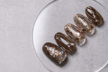 クリスマス ネイルチップ/ジェルネイル/Christmas nail tip sample